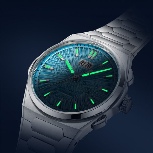 Luxury Guilloché Dial Golden Chiming Automatic Watch - Image 6