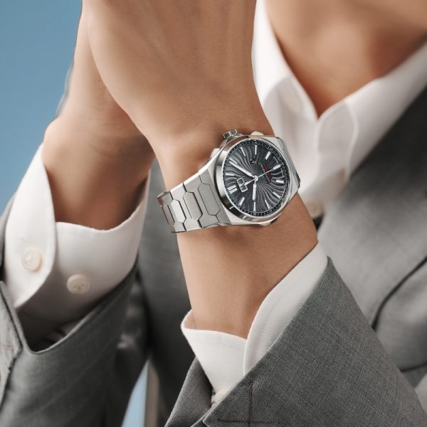 Luxury Guilloché Dial Golden Chiming Automatic Watch - Image 3