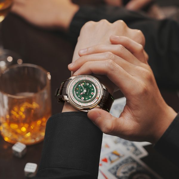 Lucky Harvey New Rose Gold Poker Roulette Automatic Watch - Image 10