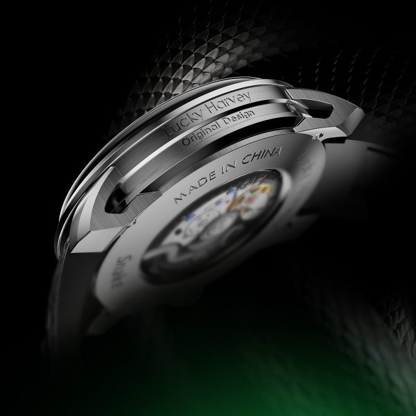 Lucky Harvey New Silver Snake Series Men Automatic Watch - Image 3