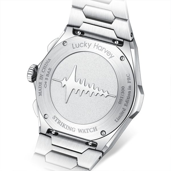 Luxury Guilloché Dial Golden Chiming Automatic Watch - Image 5