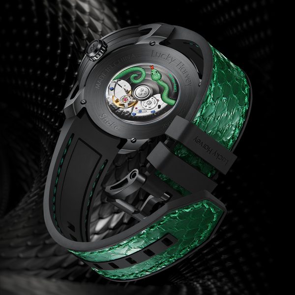 Lucky Harvey New Silver Snake Series Men Automatic Watch - Image 6