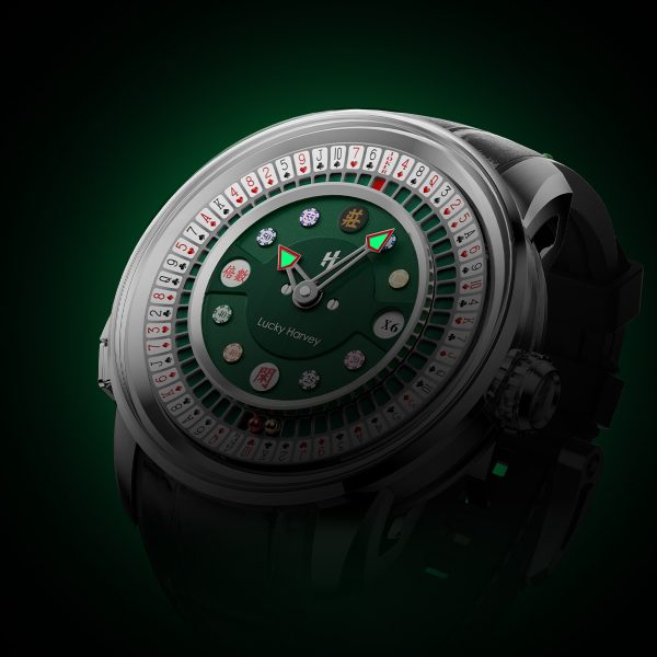 Lucky Harvey New Rose Gold Poker Roulette Automatic Watch - Image 4