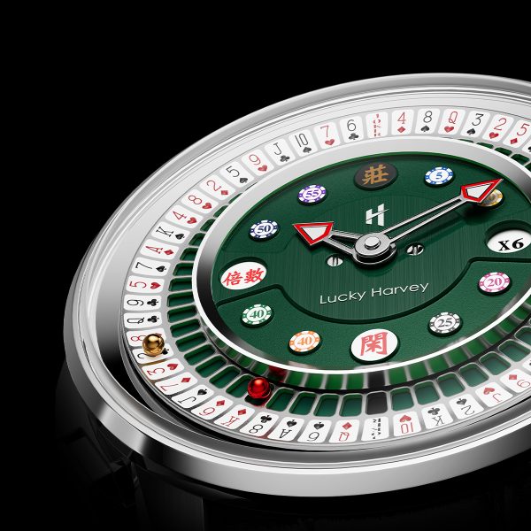 Lucky Harvey New Rose Gold Poker Roulette Automatic Watch - Image 5